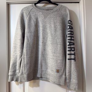 Carhartt Heather Gray Crewneck Relaxed Fit Sweatshirt